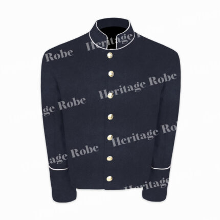 US Civil War Union Navy Blue Shell Jacket -PIPING Trim all colors single breasted