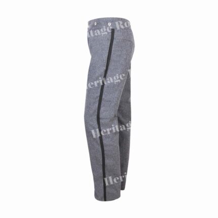 US Civil War Confederate Trouser| Piping Trim Wool Pant All Colors Available!