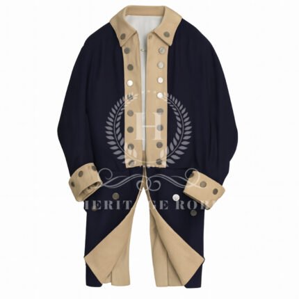 Historical Reenactment Costume – American Revolution Officer’s Coat