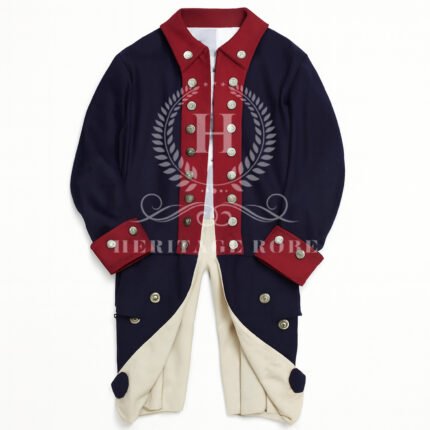 Revolutionary War Costume – Men's Colonial Military Uniform