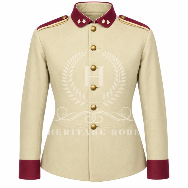 Austro-Hungarian M1861–67 White Tunic, 1864 & 1866 War Reproduction