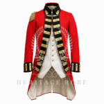 18th Century Scarlet Red Military Tailcoat
