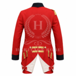 18th Century Scarlet Red Military Tailcoat