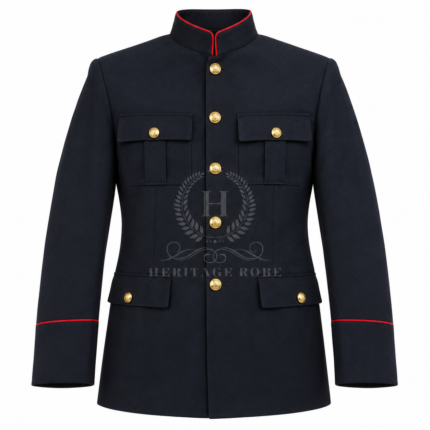 Victorian Edwardian British Officer’s Blue Patrol Tunic – Wool Uniform Replica