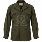 WWII American GI M43 Combat Jacket, Soft Lined Olive Drab Military Coat, Living History Reproduction