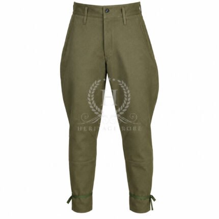 Men’s WW2 Soviet M35 Harovari Khaki Cotton Trousers