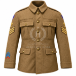 WW1 British Khaki Tunic, Sergeant Chevrons | Heritage Robe