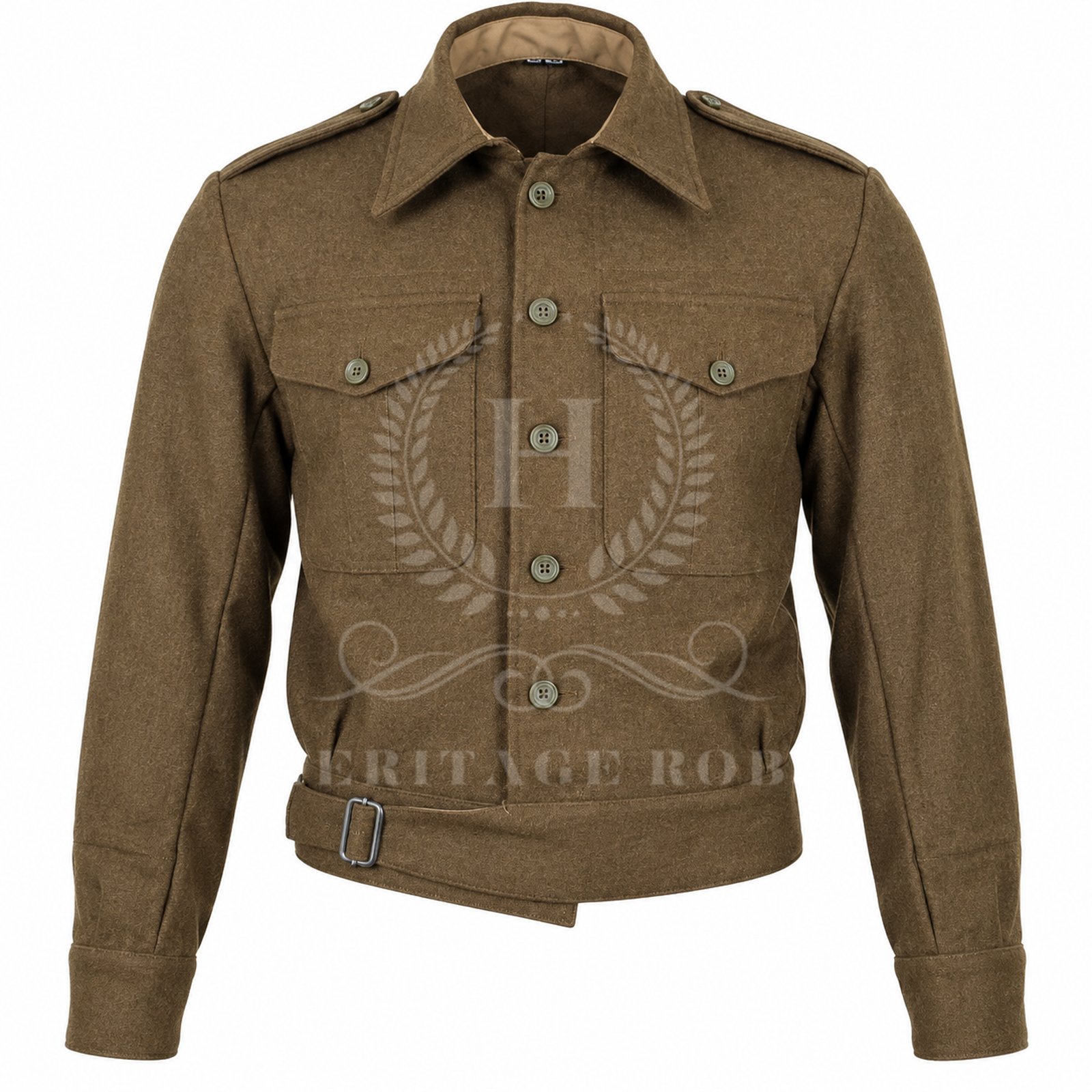 Men’s WW2 British Battledress 40 Pattern Austerity Tunic Men’s WW2 British Battledress 40 Pattern Austerity Tunic Reenactment